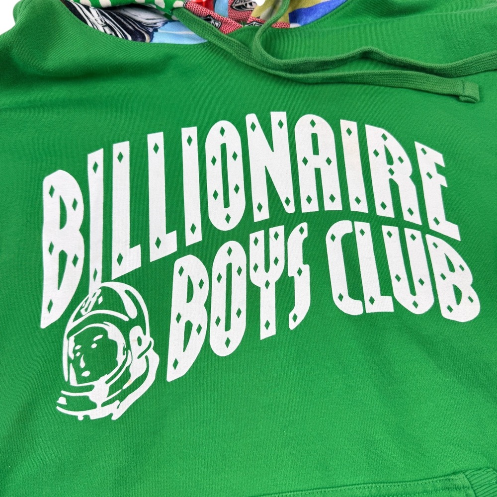 Billionaire Boys Club Green Astronaut Patchwork Hoodie Men's Size XXL - Picture 6 of 10